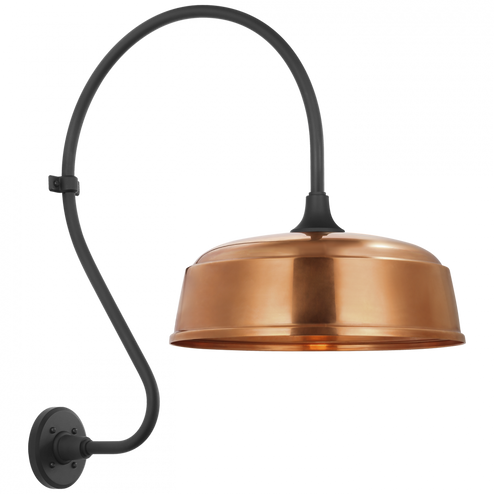 Academy 18'' Larrabee Barn Light (279|TOB 2805MBK/S7-SC)