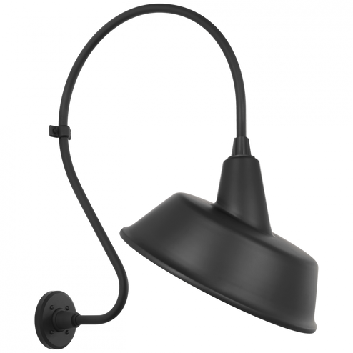 Academy 18'' Larrabee Barn Light (279|TOB 2805MBK/S4-MBK)