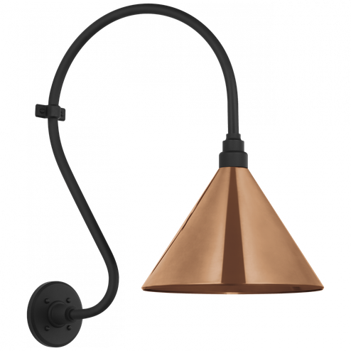 Academy 15'' Larrabee Barn Light (279|TOB 2804MBK/S11-SC)