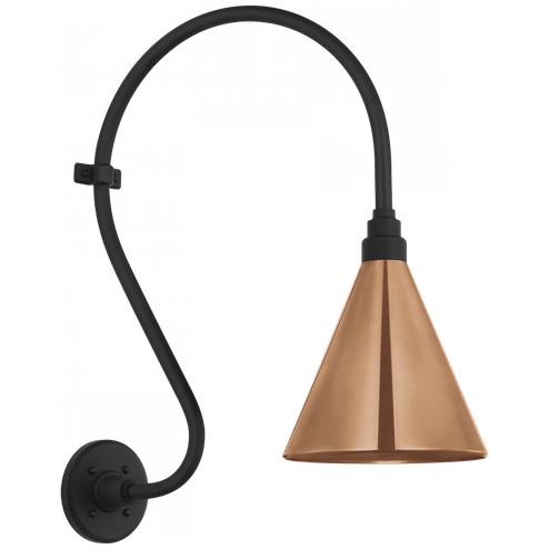 Academy 15'' Larrabee Barn Light (279|TOB 2804MBK/S10-SC)