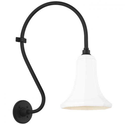 Academy 15'' Larrabee Barn Light (279|TOB 2804MBK/S9-WHT)