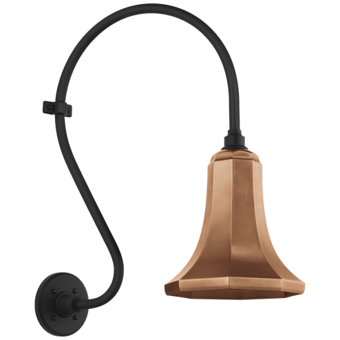 Academy 15'' Larrabee Barn Light (279|TOB 2804MBK/S9-SC)