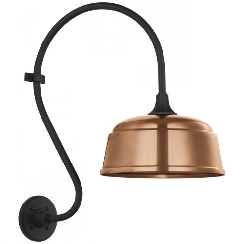 Academy 15'' Larrabee Barn Light (279|TOB 2804MBK/S6-SC)