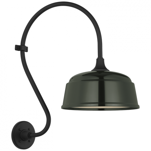 Academy 15'' Larrabee Barn Light (279|TOB 2804MBK/S6-G)