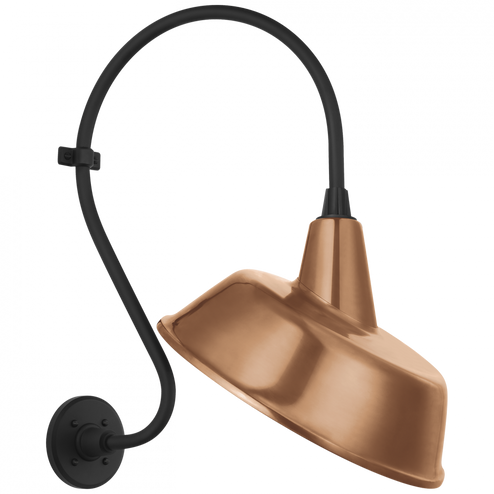 Academy 15'' Larrabee Barn Light (279|TOB 2804MBK/S4-SC)