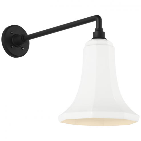 Academy 17.5'' Mack Barn Light (279|TOB 2812MBK/S9-WHT)
