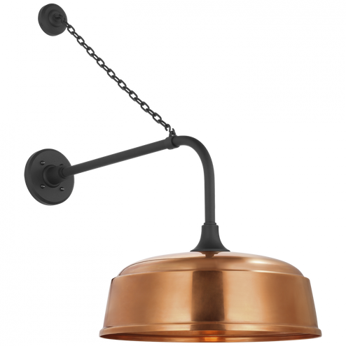 Academy 20'' Anchored Rex Barn Light (279|TOB 2810MBK/S7-SC)