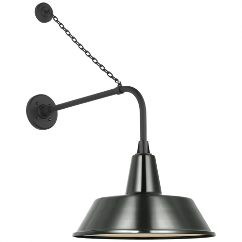 Academy 20'' Anchored Rex Barn Light (279|TOB 2810MBK/S2-G)