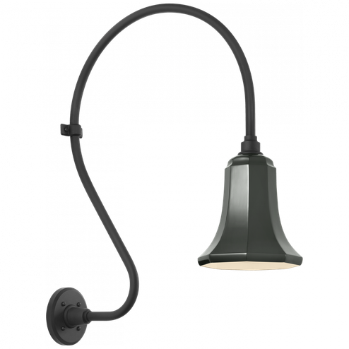 Academy 18'' Larrabee Barn Light (279|TOB 2805MBK/S8-G)