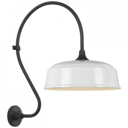 Academy 18'' Larrabee Barn Light (279|TOB 2805MBK/S7-WHT) Academy 18'' Larrabee Barn Light (279|TOB 2805MBK/S7-WHT)