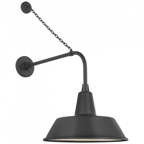 Academy 20'' Anchored Rex Barn Light (279|TOB 2810MBK/S2-MBK)