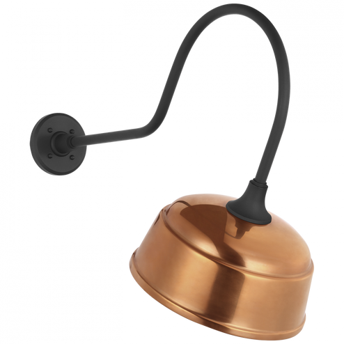 Academy 26'' Angled Flynn Barn Light (279|TOB 2803MBK/S6-SC)