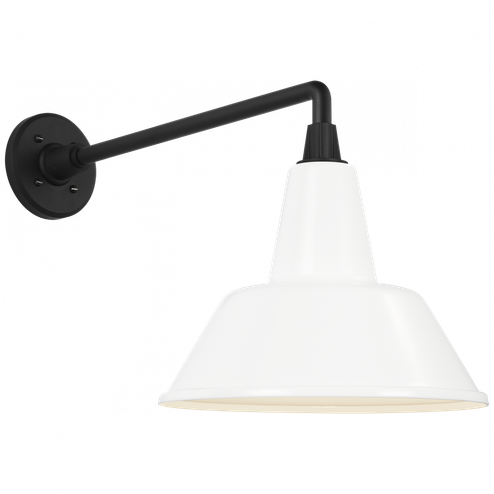 Academy 17.5'' Mack Barn Light (279|TOB 2812MBK/S1-WHT)