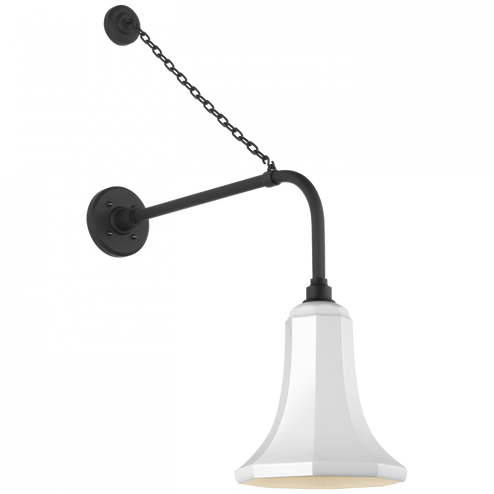 Academy 20'' Anchored Rex Barn Light (279|TOB 2810MBK/S9-WHT)