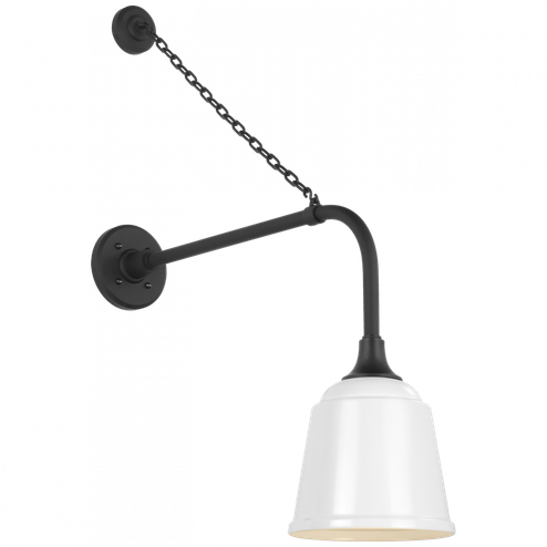 Academy 20'' Anchored Rex Barn Light (279|TOB 2810MBK/S5-WHT)