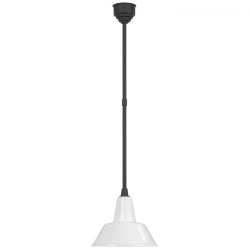 Academy 12.5'' Bowers Pendant (279|TOB 5802MBK-WHT)