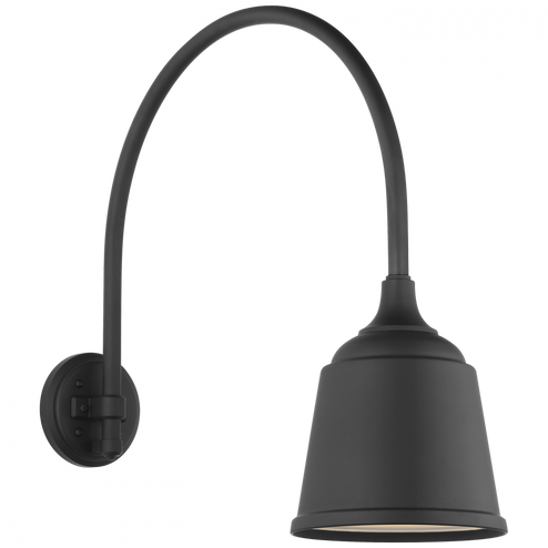 Academy 19.5'' Arched Mack Barn Light (279|TOB 2815MBK/S5-MBK)