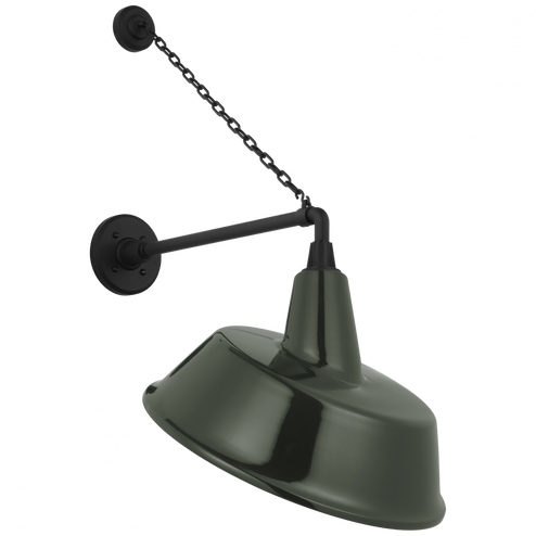 Academy 17.5'' Anchored Mack Barn Light (279|TOB 2813MBK/S4-G)