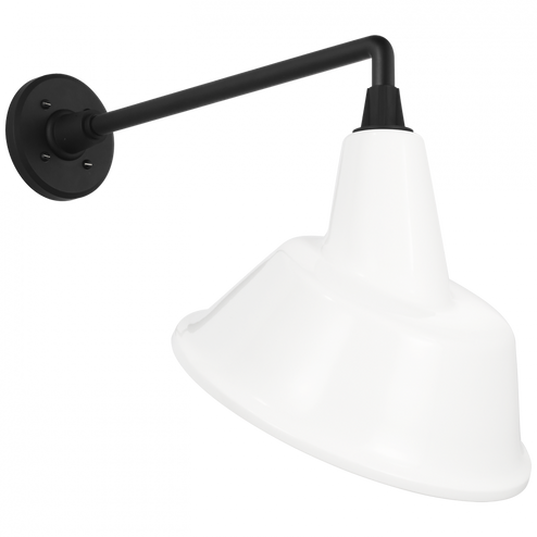 Academy 17.5'' Mack Barn Light (279|TOB 2812MBK/S3-WHT)