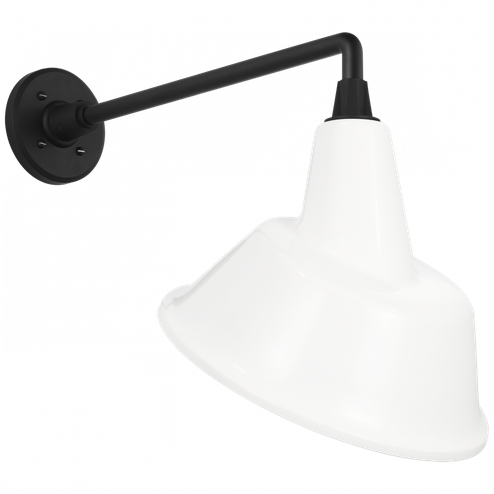 Academy 17.5'' Mack Barn Light (279|TOB 2812MBK/S3-WHT)