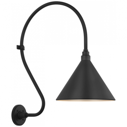 Academy 18'' Larrabee Barn Light (279|TOB 2805MBK/S11-MBK)