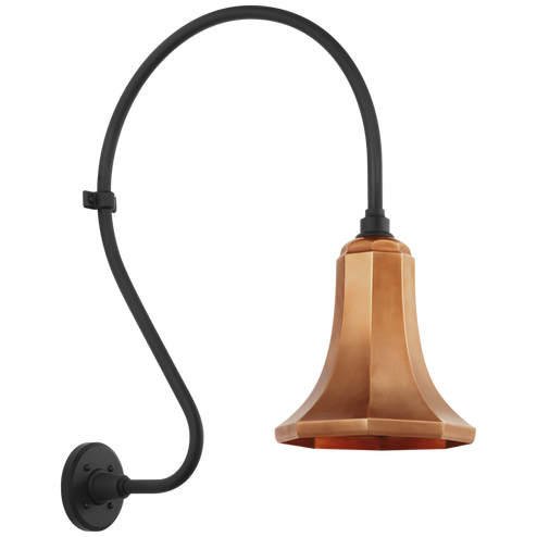 Academy 18'' Larrabee Barn Light (279|TOB 2805MBK/S9-SC)