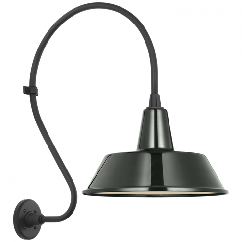 Academy 18'' Larrabee Barn Light (279|TOB 2805MBK/S2-G)