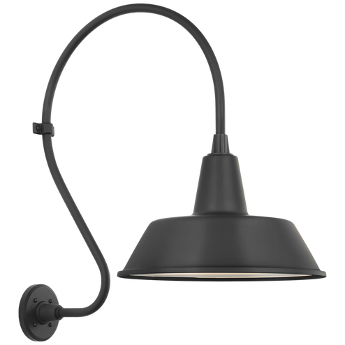 Academy 18'' Larrabee Barn Light (279|TOB 2805MBK/S2-MBK)