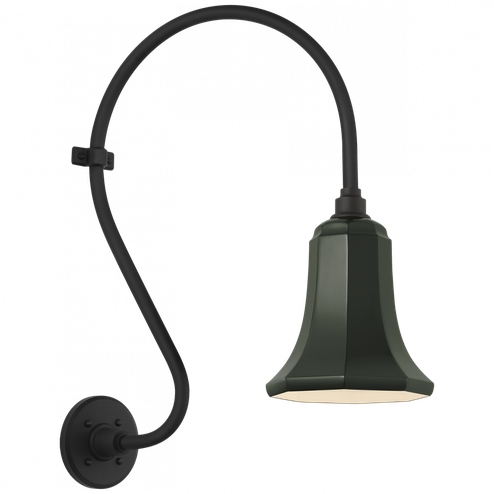 Academy 15'' Larrabee Barn Light (279|TOB 2804MBK/S8-G)