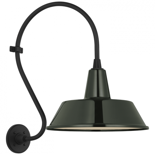 Academy 15'' Larrabee Barn Light (279|TOB 2804MBK/S2-G)