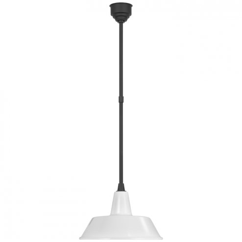 Academy 16'' Bowers Pendant (279|TOB 5803MBK-WHT)