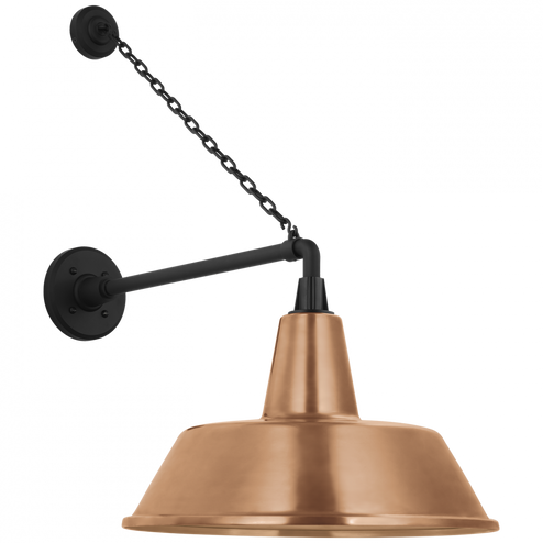 Academy 17.5'' Anchored Mack Barn Light (279|TOB 2813MBK/S2-SC)