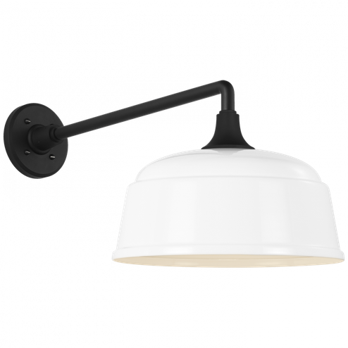 Academy 17.5'' Mack Barn Light (279|TOB 2812MBK/S6-WHT)