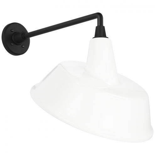Academy 17.5'' Mack Barn Light (279|TOB 2812MBK/S4-WHT)