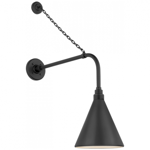 Academy 20'' Anchored Rex Barn Light (279|TOB 2810MBK/S10-MBK)