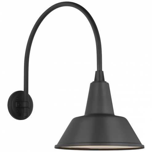 Academy 19.5'' Arched Mack Barn Light (279|TOB 2815MBK/S1-MBK)
