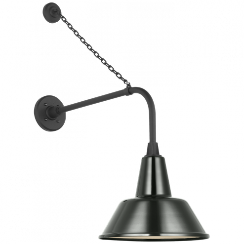 Academy 20'' Anchored Rex Barn Light (279|TOB 2810MBK/S1-G)