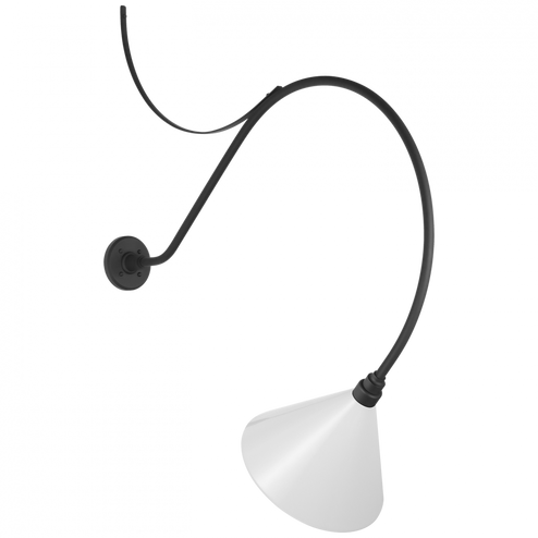 Academy 36'' Anchored Larrabee Barn Light (279|TOB 2807MBK/S11-WHT)