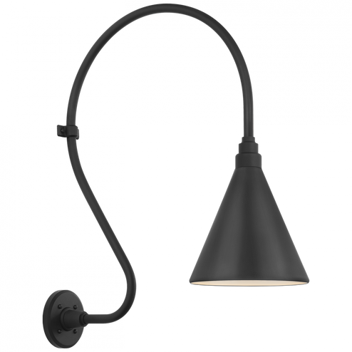 Academy 18'' Larrabee Barn Light (279|TOB 2805MBK/S10-MBK)