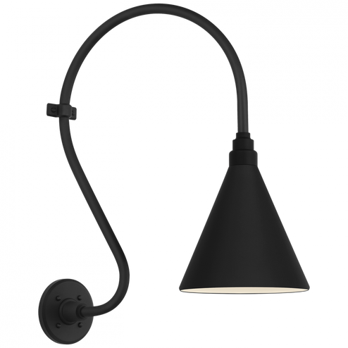 Academy 15'' Larrabee Barn Light (279|TOB 2804MBK/S10-MBK)