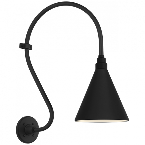 Academy 15'' Larrabee Barn Light (279|TOB 2804MBK/S10-MBK)