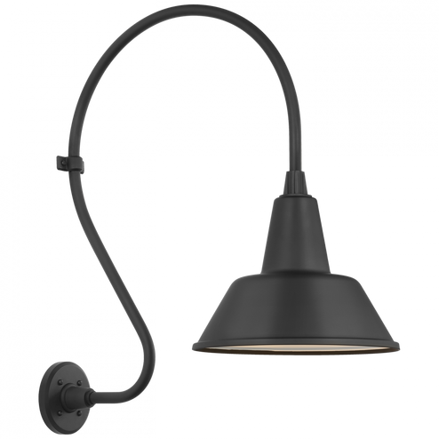 Academy 18'' Larrabee Barn Light (279|TOB 2805MBK/S1-MBK)