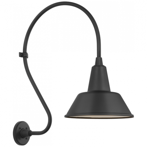 Academy 18'' Larrabee Barn Light (279|TOB 2805MBK/S1-MBK)