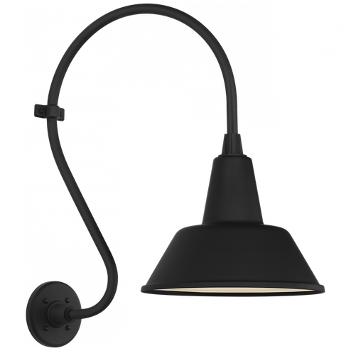 Academy 15'' Larrabee Barn Light (279|TOB 2804MBK/S1-MBK)