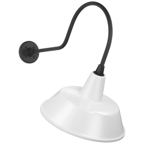 Academy 26'' Angled Flynn Barn Light (279|TOB 2803MBK/S2-WHT)