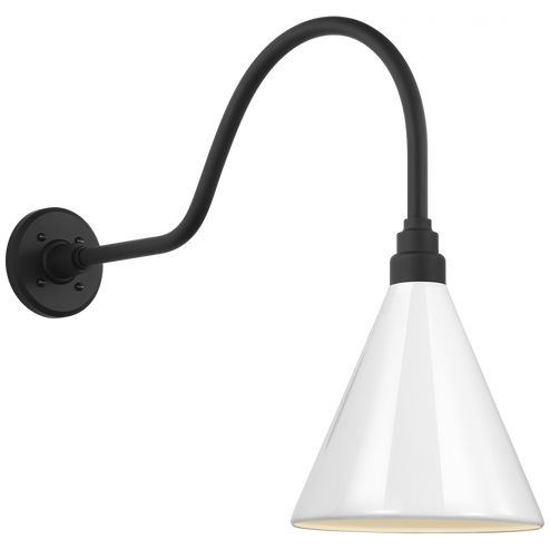 Academy 23'' Flynn Barn Light (279|TOB 2802MBK/S10-WHT)