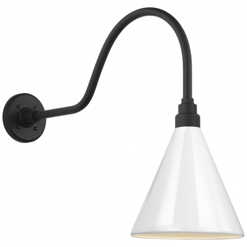 Academy 23'' Flynn Barn Light (279|TOB 2802MBK/S10-WHT)