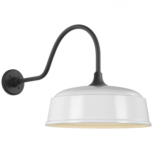 Academy 23'' Flynn Barn Light (279|TOB 2802MBK/S7-WHT)