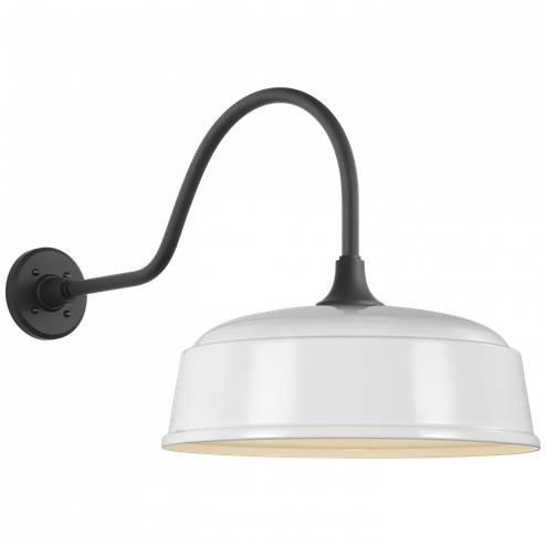Academy 23'' Flynn Barn Light (279|TOB 2802MBK/S7-WHT)