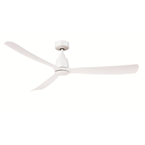 Kute 60 inch Indoor/Outdoor Smart Ceiling Fan - Matte White with Matte White blades (90|FPD8560MW)